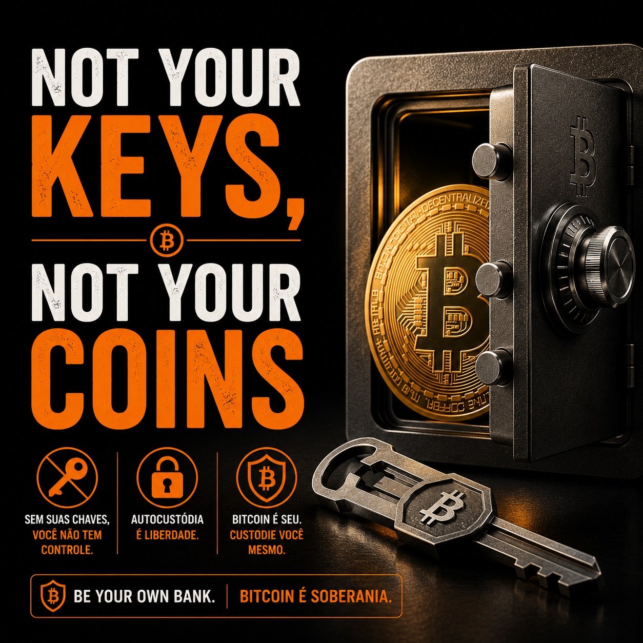 Not Your Keys, Not Your Coins — BSafe Bitcoin